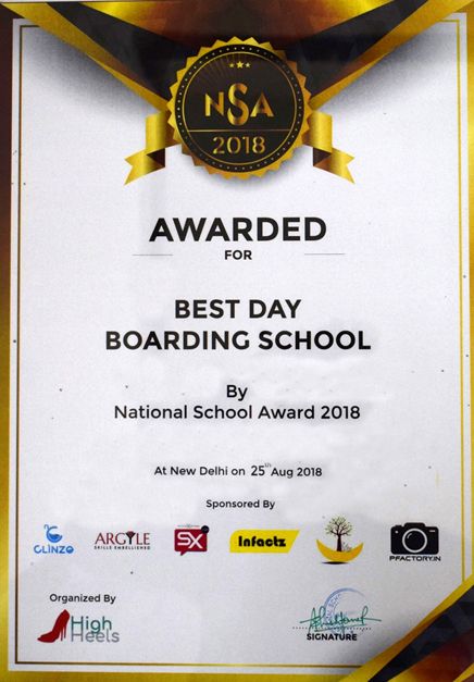 NSA Best Boarding School Award to CIS Dasuya