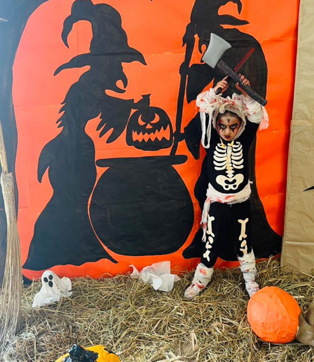 School Halloween celebration